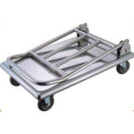 Thermobox transport trolley made of stainless steel, load capacity 150 kg, 740 x 480 x 870 mm (W x D x H) product photo  S