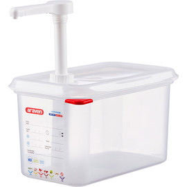Sauce dispenser/pump dispenser, GN 1/4, capacity 4.3 liters product photo