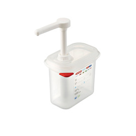 Sauce dispenser/pump dispenser GN 1/9, capacity 1.5 L product photo