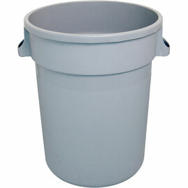 Waste container round, grey, 120 liters product photo