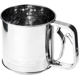 Stainless steel one-hand sieve, Ø 120 mm, height 130 mm product photo