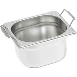 Gastronorm containers with drop handles, STANDARD series, GN 1/6 (100mm) product photo