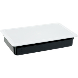 Gastronorm container, STANDARD series, polycarbonate, black, GN 1/1 (100 mm) product photo  S