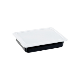 Gastronorm container, STANDARD series, polycarbonate, black, GN 1/2 (65 mm) product photo  S
