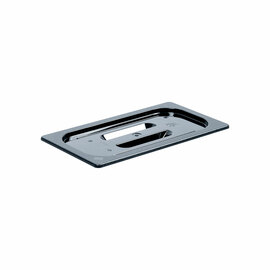GN lid, polycarbonate, black, for GN 1/3 containers product photo