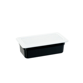Gastronorm containers, STANDARD series, polycarbonate, black, GN 1/3 (65 mm), GN 1/3 (100 mm) product photo  S