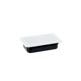 Gastronorm container, STANDARD series, polycarbonate, black, GN 1/4 (65 mm) product photo  S
