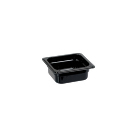 Gastronorm container, STANDARD series, polycarbonate, black, GN 1/6 (65 mm) product photo