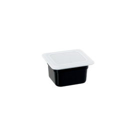 Gastronorm container, STANDARD series, polycarbonate, black, GN 1/6 (100 mm) product photo  S