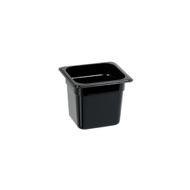 Gastronorm container, STANDARD series, polycarbonate, black, GN 1/6 (150 mm) product photo
