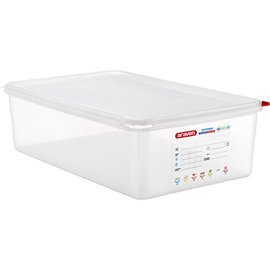 ARAVEN Gastronorm container with lid, polypropylene, GN 1/1 (150 mm) product photo