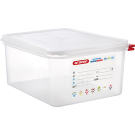 ARAVEN Gastronorm container with lid, polypropylene, GN 1/2 (150 mm) product photo