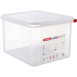ARAVEN Gastronorm container with lid, polypropylene, GN 1/2 (200mm) product photo