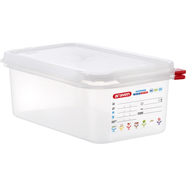 ARAVEN Gastronorm container with lid, polypropylene, GN 1/4 (100 mm) product photo