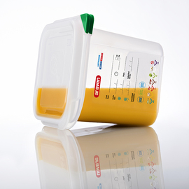 ARAVEN Gastronorm container with lid, polypropylene, GN 1/9 (150 mm) product photo  S