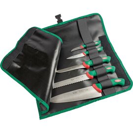 Sanelli knife set, including five knives and roll bag product photo