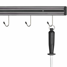 Magnetic knife holder with 5 hooks, L: 450 mm product photo  S