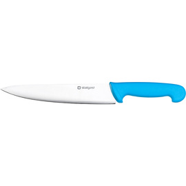 Stalgast kitchen knife, HACCP, blue handle, stainless steel blade 22 cm product photo
