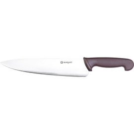 Stalgast chef's knife, HACCP, brown handle, stainless steel blade 25 cm product photo
