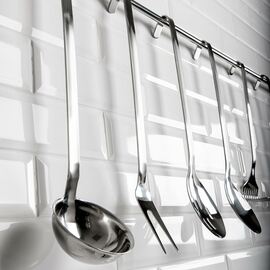 Monoblock meat fork, handle length 40 cm product photo  S