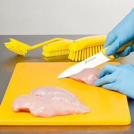 Cutting board, HACCP, color yellow, 450 x 300 x 13 mm (WxDxH) product photo  S