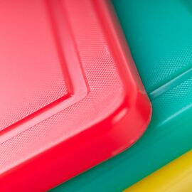 Cutting board, HACCP, color red, GN1/1, thickness 15 mm product photo  S