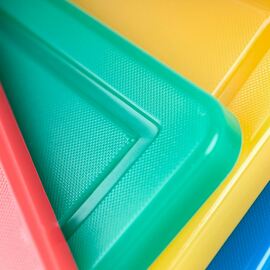 Cutting board, HACCP, color green, GN1/1, thickness 15 mm product photo  S