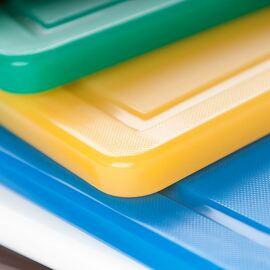Cutting board, HACCP, color yellow, GN1/1, thickness 15 mm product photo  S