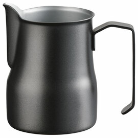 Milk jug made of stainless steel, enamelled, black, 0.45 L product photo