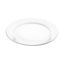 Flat plate, pure white hotel porcelain, Isabell series, Ø 260 mm product photo