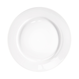 Flat plate, pure white hotel porcelain, Isabell series, Ø 260 mm product photo  S