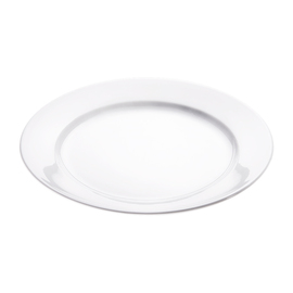 Flat plate, pure white hotel porcelain, Isabell series, Ø 280 mm product photo