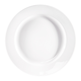 Flat plate, pure white hotel porcelain, Isabell series, Ø 280 mm product photo  S