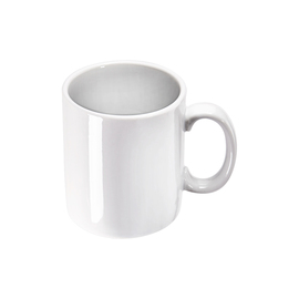 Mug with handle, pure white hotel porcelain, Isabell series, 300 ml product photo