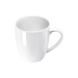 Mug with handle, pure white hotel porcelain, Isabell series, 350 ml product photo