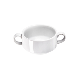 Soup cup, large, pure white hotel porcelain, Isabell series, 380 ml product photo