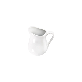 Milk/cream jug with handle, pure white hotel porcelain, Isabell series, 100 ml product photo