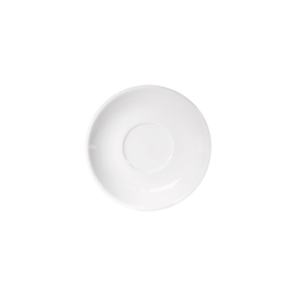 Saucer for coffee cup PZ2323017, pure white hotel porcelain, Isabell series, Ø 14 cm product photo  S