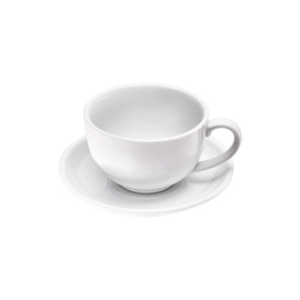 Cappuccino topper, pure white hotel porcelain, Isabell series, 260 ml product photo  S