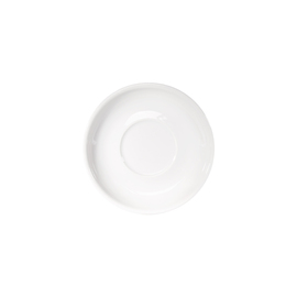 Saucer for cappuccino cup PZ2323026, pure white hotel porcelain, Isabell series, Ø 14.5 cm product photo  S