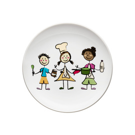 Children's tableware flat plate Ø 160 mm product photo