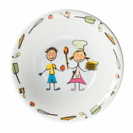 Children's tableware deep plate Ø 170 mm product photo  S