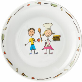 Children's tableware deep plate Ø 200 mm product photo  S