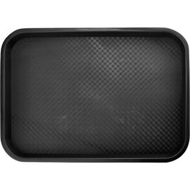 Fast food tray 250 x 350 mm, black product photo