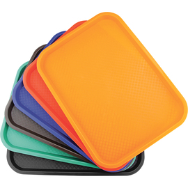 Fast food tray 305 x 410 mm, black product photo  S