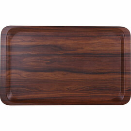 Tray, laminated, color mahogany, 530x370 mm (WxD) product photo