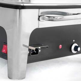 Electric soup station, plastic tub, 2 x 4 liters product photo  S