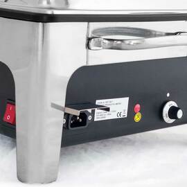 Electric chafing dish, plastic tray, GN 1/1 product photo  S