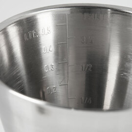 Measuring jug made of stainless steel, 0.5 liters product photo  S
