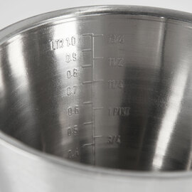 Measuring jug made of stainless steel, 1 liter product photo  S